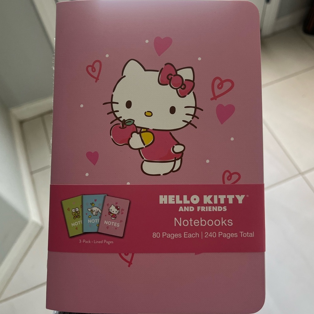 HELLO KITTY notebooks 🩷